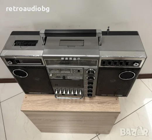 🔊Ретро масивен радиокасетофон Boombox Universum Senator 8800 - (SANYO) - Профилактиран🔊, снимка 6 - Радиокасетофони, транзистори - 55675068