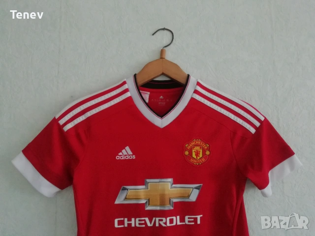Manchester United Adidas нова оригинална тениска тениска фланелка Манчестър Юнайтед 11-12г, снимка 4 - Детски тениски и потници - 48538558