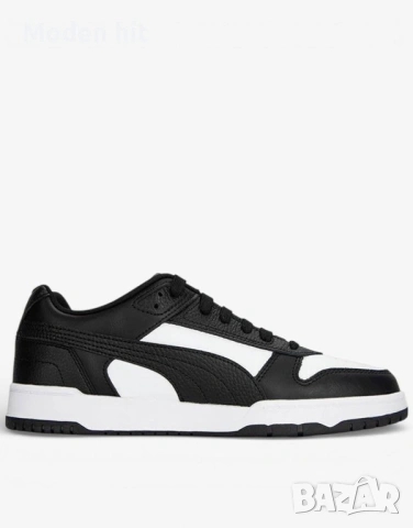 Оригинал! PUMA Rebond Game Low Shoes Black/White мъжки сникърси, снимка 4 - Маратонки - 54385765