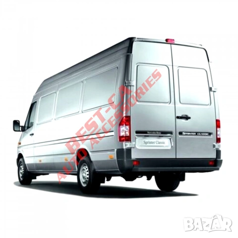 Стоп, стопове с платка за Mercedes-Benz Sprinter (1995-2005) кристални с фейслифт визия, снимка 7 - Части - 54966905