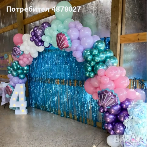 Комплект балони – 97 елемента за приказна декорация, снимка 7 - Декорация за дома - 55253608