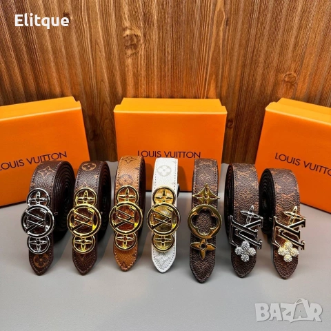 колани от естествена кожа в кутия prada Louis Vuitton , снимка 2 - Колани - 54778486