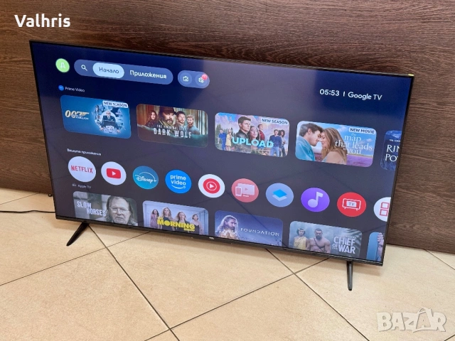 TCL LED 50" / Smart  / Google TV / 4K Ultra HD / 50P635 / КАТО НОВ!, снимка 5 - Телевизори - 54686277