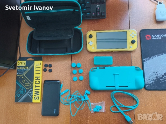 Nintendo switch lite + игри