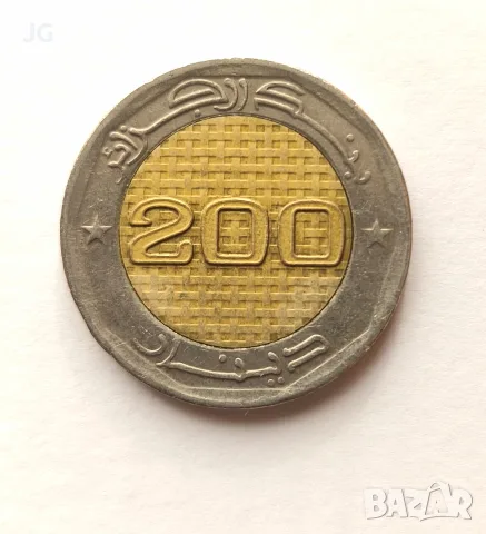 Монета от Алжир 200 динара 2019 арабска монета от Африка 1962-2012 50 ГОДИНИ НЕЗАВИСИМОСТ, снимка 2 - Нумизматика и бонистика - 55630591