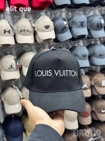 шапки с козирка Gucci emporio armani Burberry Louis Vuitton , снимка 3 - Шапки - 55222408