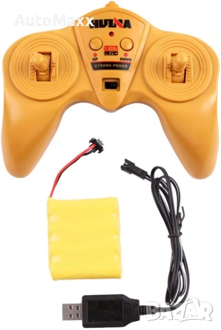 1:18 Die Cast RC 6-канално дистанционно управление Челен товарач , снимка 3 - Електрически играчки - 54075458