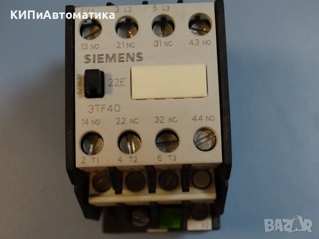 контактор Siemens 3TF40 22-OAG2 110V/50Hz 20A Contactor, снимка 6 - Резервни части за машини - 54412315