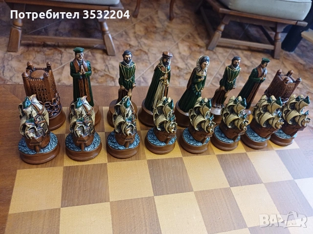 Шах маса с фигури, снимка 7 - Шах и табла - 55210967