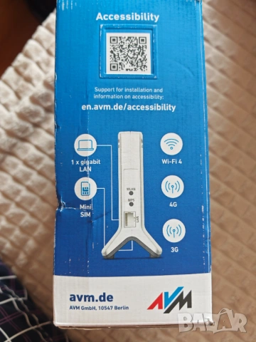 FRITZ!Box 6820 LTE 4G LTE Рутер, Работи с всички опеаратори, Нов Неразапечатан, снимка 3 - Рутери - 54904437
