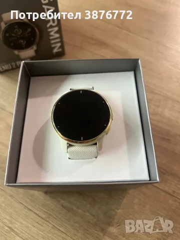 Дамски часовник GARMIN VENU 2 plus, 43mm, White, снимка 3 - Смарт часовници - 55327252
