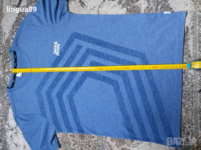 Jack & Jones Core мъжка тениска с графика размер S, снимка 4 - Тениски - 55224603