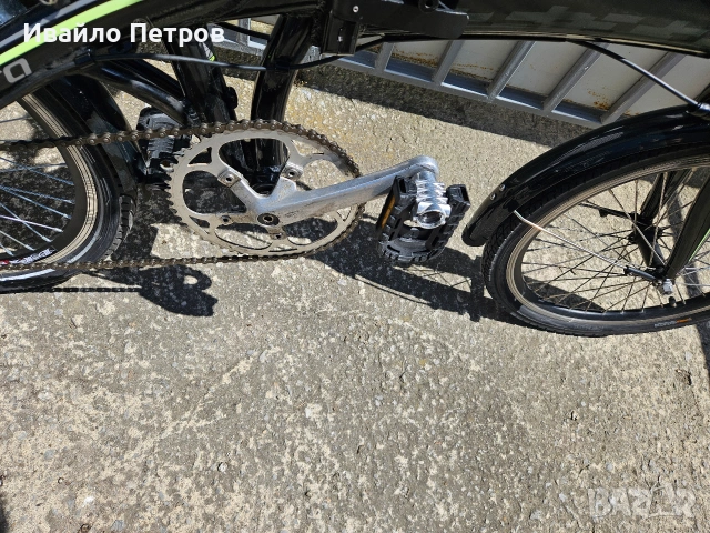 Алуминиев сгъваем велосипед 20 цола CARRERA-шест месеца гаранция, снимка 4 - Велосипеди - 54995655