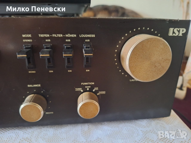 ISP SV 5000 HIFI VINTAGE STEREO AMPLIFIER.MADE IN GERMANY., снимка 3 - Ресийвъри, усилватели, смесителни пултове - 54877675