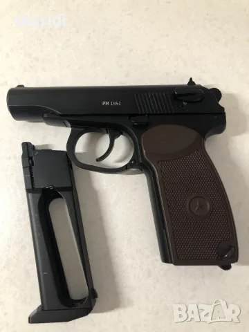 ВЪЗДУШЕН ПИСТОЛЕТ GLETCHER PM 1951 CO2 4.5BB