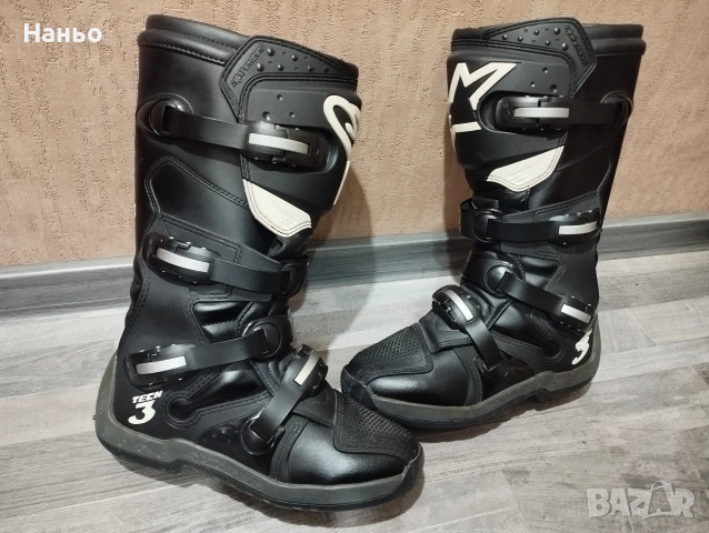 Мотокрос-Ендуро ботуши-Alpinestars-TECH-3!Номер-44.5!