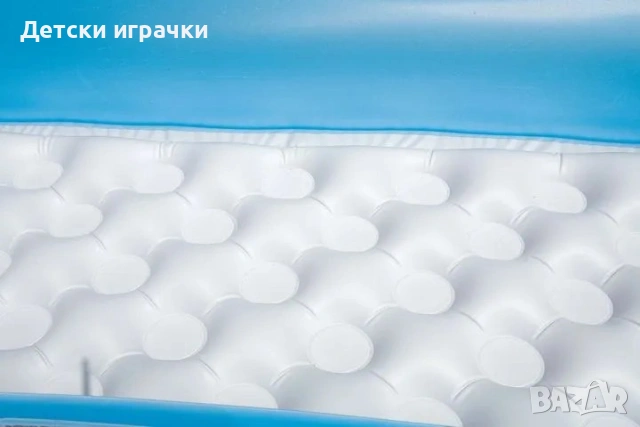 Детски надуваем правоъгълен басейн INTEX, 166 х 100 х 25 см, с меко дъно , снимка 7 - Надуваеми играчки - 50394738