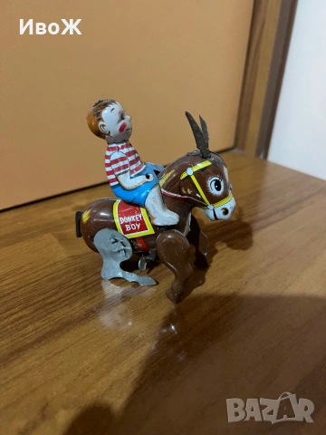 Стара японска играчка Donkey boy, снимка 3 - Колекции - 54537628