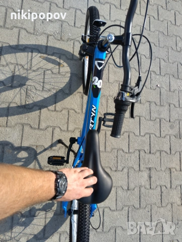 BG Алуминиев велосипед 20" MARTY син, снимка 7 - Велосипеди - 54334636