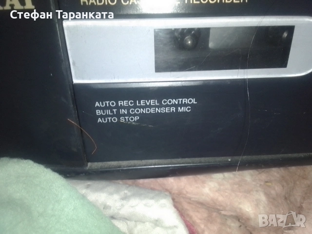 радио касетофон AKAI работи си на радио , снимка 3 - Радиокасетофони, транзистори - 55272283