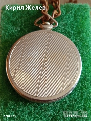 Джобен часовник Мълния СССР рядък за КОЛЕКЦИОНЕРИ 53650, снимка 6 - Антикварни и старинни предмети - 54076178
