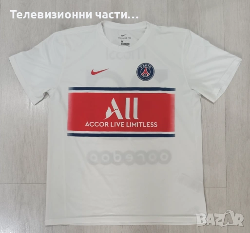 Оригинална футболна тениска Paris Saint-Germain Lionel Messi #30 Nike Tee N922-10A, размер L,отлична