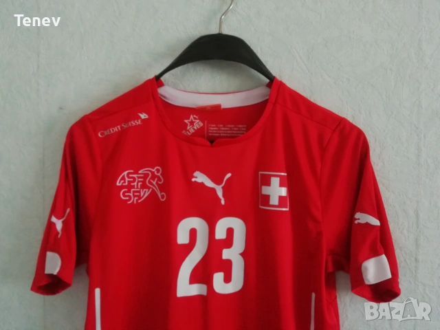 Швейцария Шакири оригинална тениска фланелка Puma Shaqiri Switzerland , снимка 4 - Тениски - 43368471