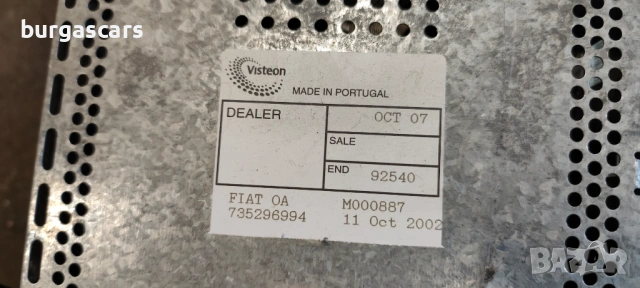 Радио Касетофон 735296994 Fiat Stilo 1.6 103к.с., снимка 3 - Части - 54309982