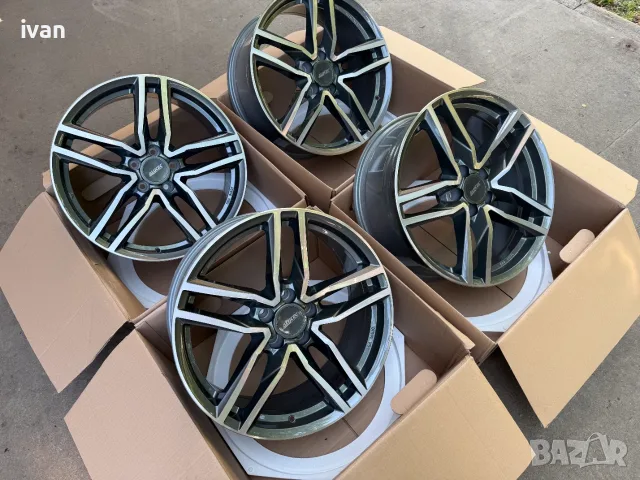 4 бр. чисто нови алуминиеви джанти Alutec 19 цола 5x112, централен отвор 66.5, ET20, 8J, снимка 3 - Гуми и джанти - 55323048