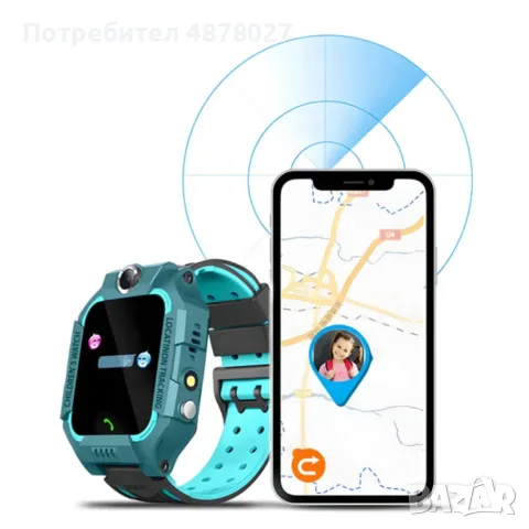 Детски смарт часовник с GPS и SOS бутон – разговори, камера и фенерче, пълна сигурност за твоето дет, снимка 2 - Смарт часовници - 55637895