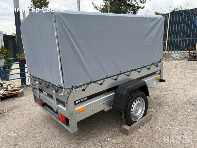 Туристическо ремарке MARTZ PREMIUM 201R с брезент и шпригли Н-110 С РЕСЬОРИ И АМОРТИСЬОРИ, снимка 6 - Ремаркета - 55394867