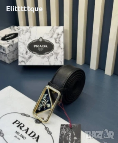 колани от естествена кожа в кутия hermes prada 4см, снимка 2 - Колани - 54908770