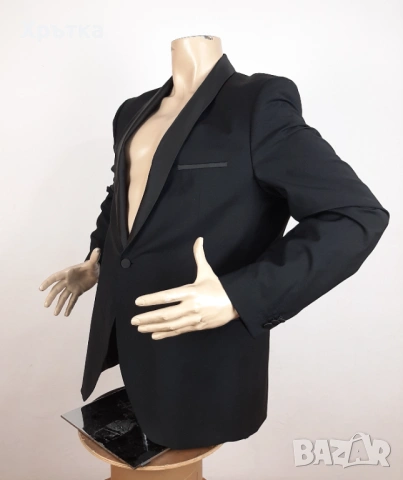 Hugo Boss Arti224e1x - Оригинално мъжко сако смокинг р-р 56 / XL-2XL, снимка 6 - Сака - 54166694