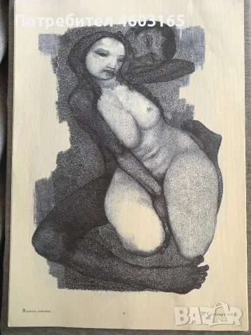 Любовни рисунки Петринел Гочев, снимка 4 - Картини - 55452974