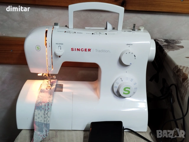 Битова шевна машина SINGER , снимка 10 - Шевни машини - 54249365