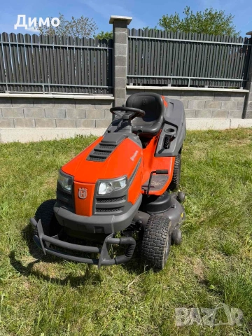 Трактор косачка Husqvarna, снимка 2 - Градинска техника - 54416172