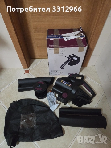 Акумулаторна градинскa прахосмукачка-духалка GOMAG, модел GO-LBS720BL