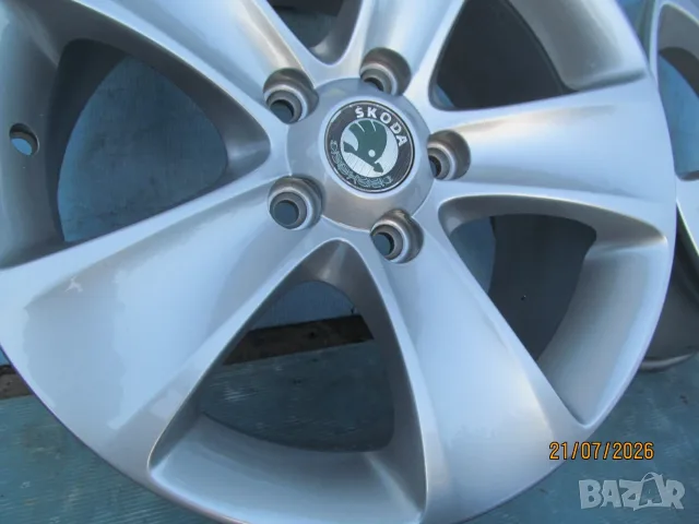 Алуминиеви джанти - 5 x 112 - 16 цола за SKODA ,Volkswagen,Seat,Audi,Cupra,Ford , снимка 5 - Гуми и джанти - 54168398