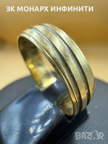 Златна Хълка /585/ с надпис и дата, снимка 4 - Пръстени - 54150772