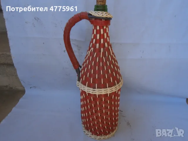 Голямя бутилка с оплетка