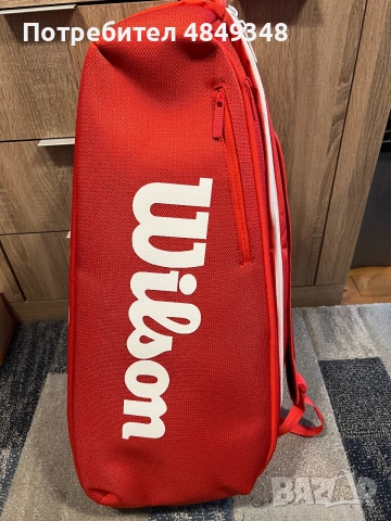Чисто нов Wilson Super Tour 9R Bag, снимка 5 - Тенис - 55135235