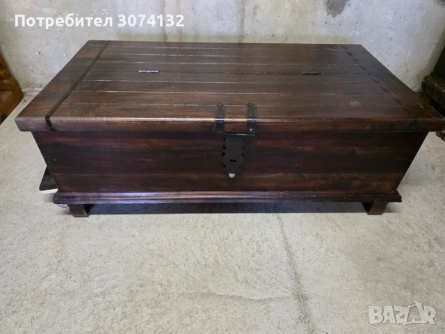 Уникална маса / сандък, снимка 5 - Маси - 54283656