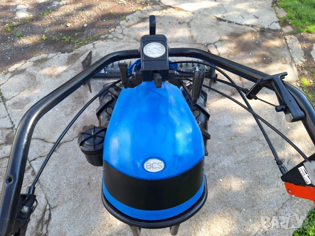 Палцова косачка BCS 737 10к.с.АСМЕ OHV двуколка с реверс 8 скорости, снимка 8 - Градинска техника - 54238596