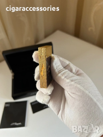 S.T. Dupont Ligne 2 Padron оригинал запалка двоен пламък пълен комплект, снимка 4 - Запалки - 54134164