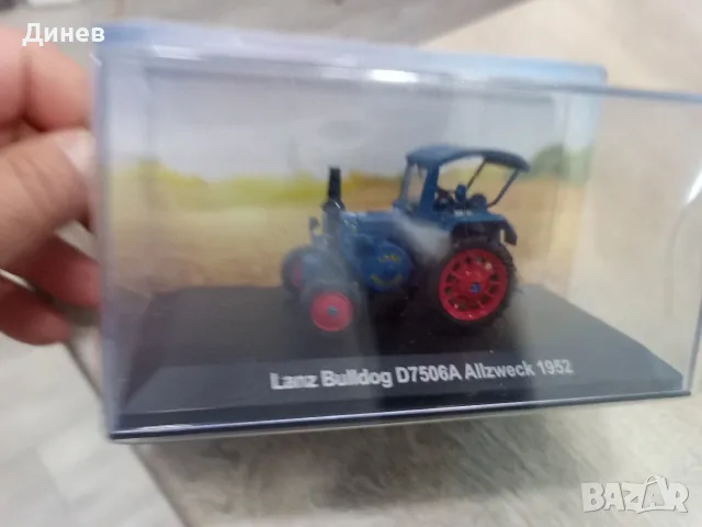 Колекционерски трактор Lanz Bulldog D7506A Allzweck (1952) – мащаб 1:43 (Hachette) , снимка 2 - Колекции - 55579733