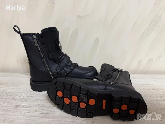 Мотористки американски боти Harley Davidson, снимка 7 - Мъжки боти - 55599315