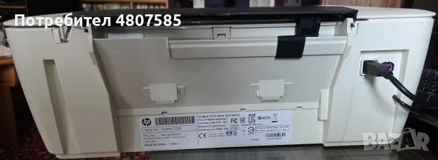 Принтер HP Deskjet 1510 All-in-One, снимка 4 - Принтери, копири, скенери - 55326385