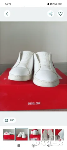 Diesel - Спортни обувки  Diesel Athene с кожа , снимка 7 - Дамски елегантни обувки - 55404559