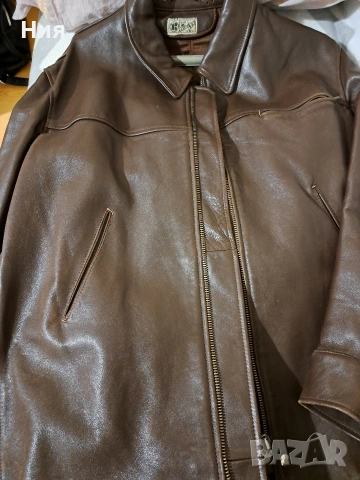 Кожено яке, снимка 8 - Якета - 54000410