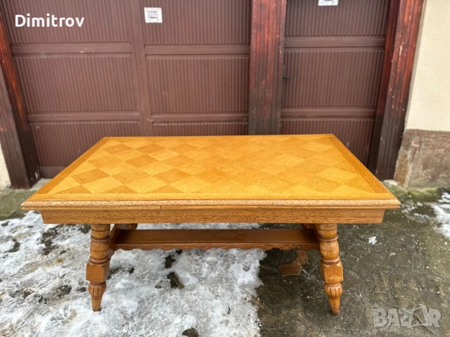 Разтегателна трапезна маса – класически стил, снимка 5 - Маси - 53959190